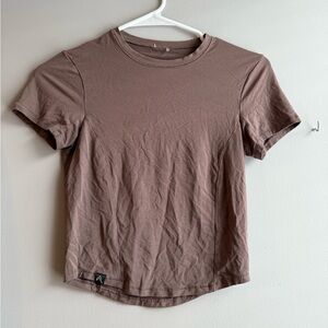 Oner Active Mellow Soft Mid Short Sleeve Tee - Cool Brown